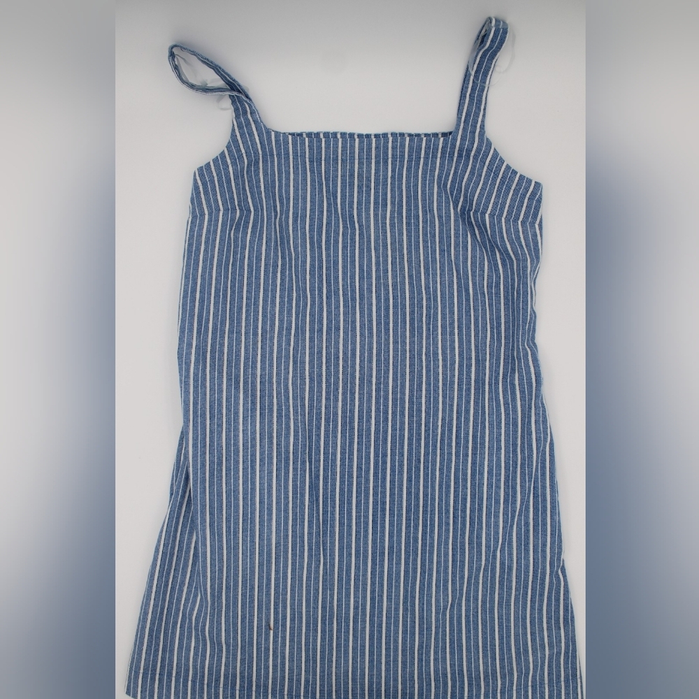 A New Day Blue & White Striped Tank Dress — Size XS, NWT - Picture 2 of 9